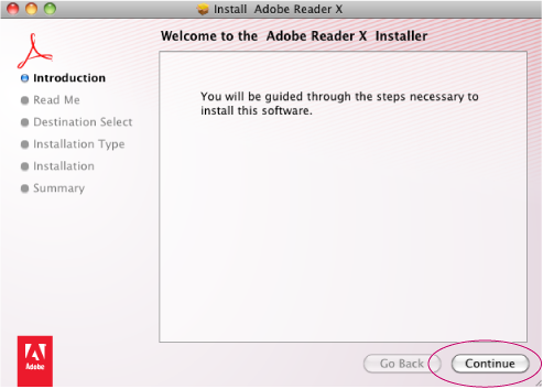 install adobe reader on a macbook pro os x retina, 13-inch, early 2015